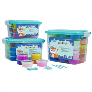 24 Colors Ultra-Light Clay - Non-Toxic Modeling Clay for Kids Art Crafts