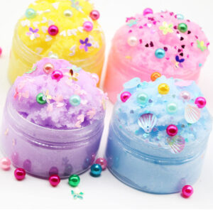 Colored Silk Mud - Non-Toxic Slime Kit with 24 Colors for Kids, DIY Sensory Play