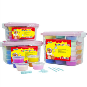 24 Colors Ultra-Light Clay - Non-Toxic Modeling Clay for Kids Art Crafts