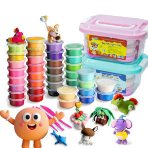 12 Colors Ultra-Light Clay - 100g Non-Toxic Modeling Clay for Kids Art Crafts