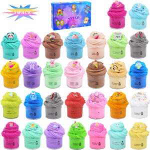 Magic Sand Toys - 107g Non-Toxic Kinetic Sand Kit for Sensory Play, 6 Colors
