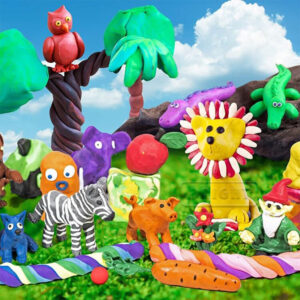 12 Colors Ultra-Light Clay - 100g Non-Toxic Modeling Clay for Kids Art Crafts