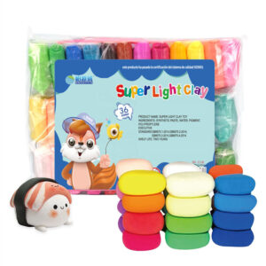 24 Colors Ultra-Light Clay - Non-Toxic Modeling Clay for Kids Art Crafts