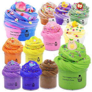 Colored Silk Mud - Non-Toxic Slime Kit with 24 Colors for Kids, DIY Sensory Play