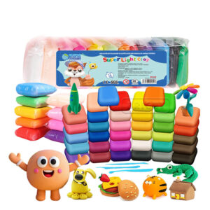 12 Colors Ultra-Light Clay - 100g Non-Toxic Modeling Clay for Kids Art Crafts