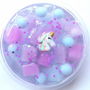 Crystal Clear Slime - Transparent DIY Slime Kit with Glitter & Beads